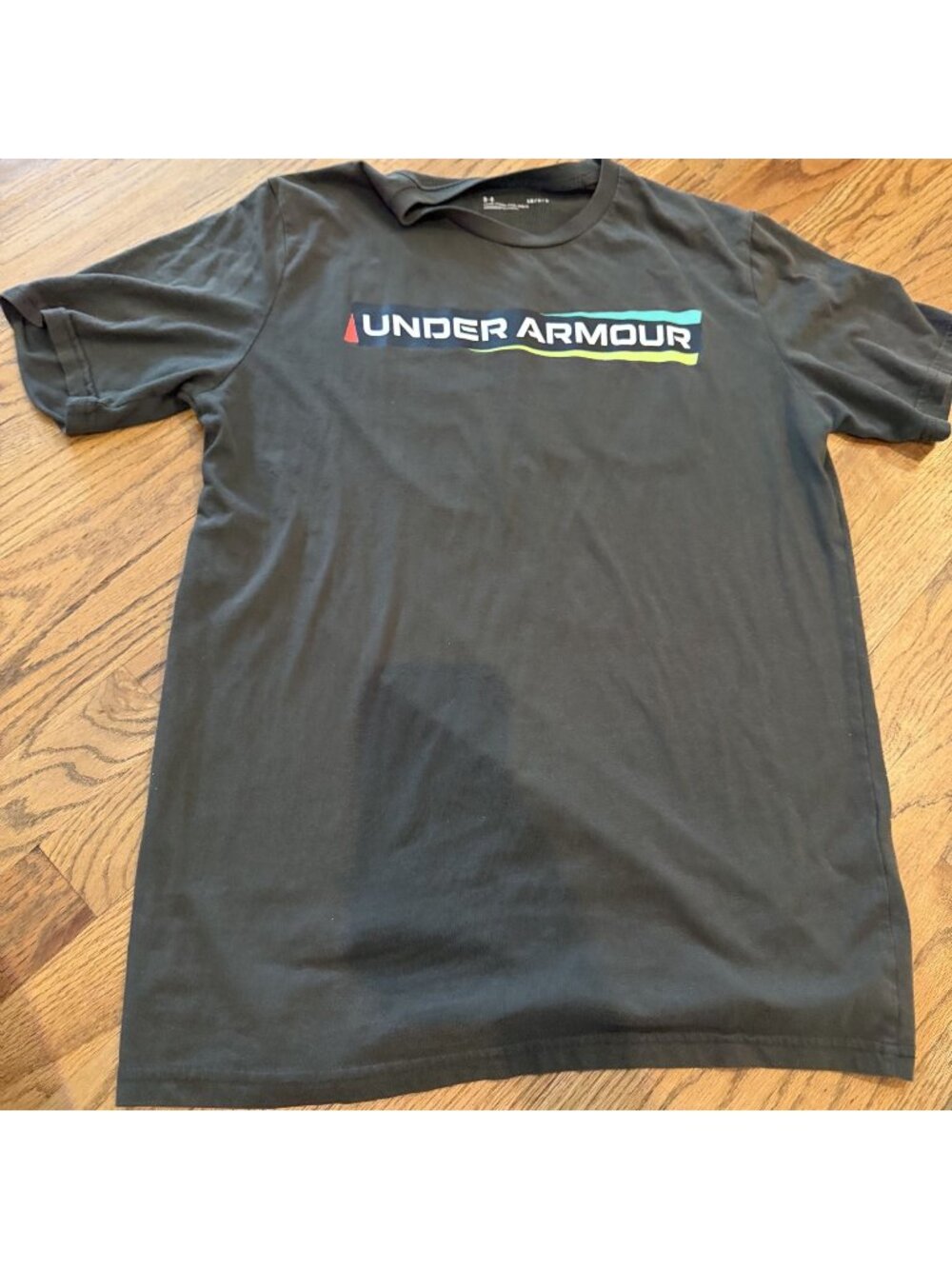 Under Armour Mens Large Gray T Shirt Short Sleeve